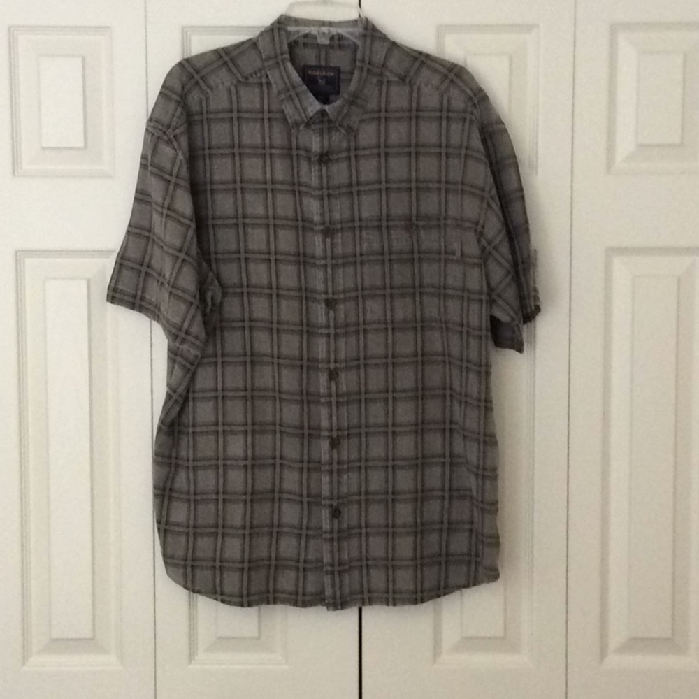 Men’s Olive Drab Plaid woolrich XL Shirt